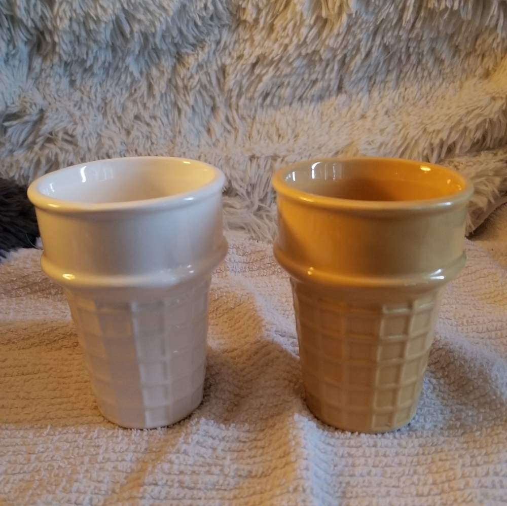 Ceramic ice cream cones